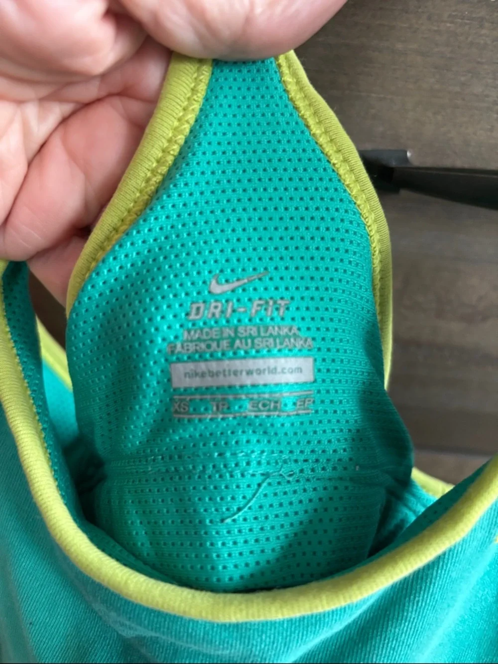 Nike Training Tank Tops - Size XS - Teal/Yellow & Coral- Bundle - Picture 6 of 7